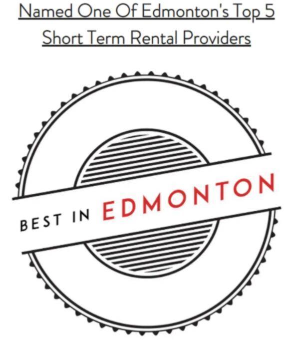 *New* Modern Suite King Bed! Netflix! Sleeps 4! Edmonton Exteriér fotografie